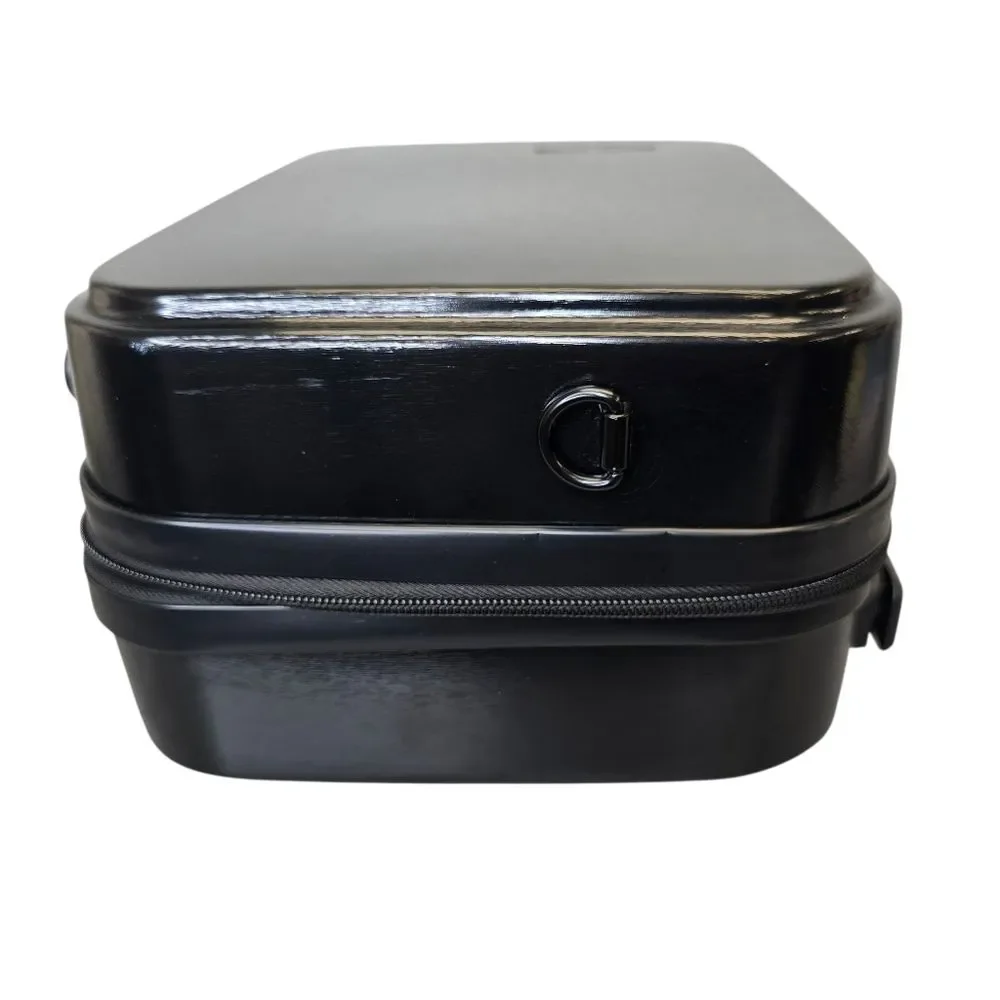 Travelarim Travel Heavy Duty Cosmetic Black Carry Case Zip Shoulder Strap